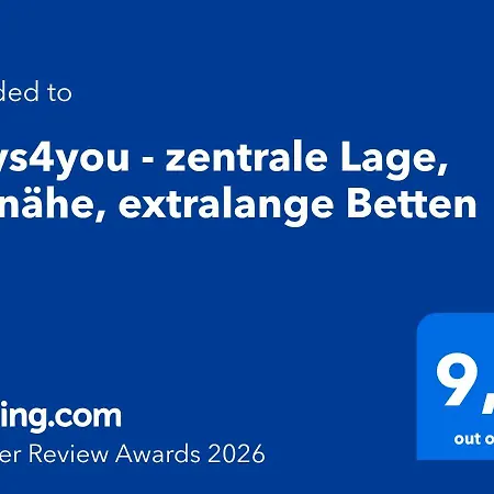 Apartment Stays4you - Zentrale Lage, Uninaehe, Extralange Betten